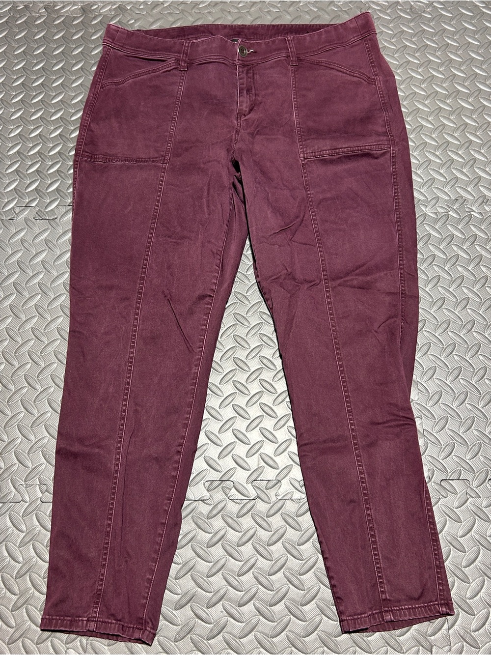 Lane Bryant Women’s Burgundy Skinny Jeans